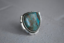 Load image into Gallery viewer, Old Stock Turquoise Ring sz 10