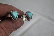 Load image into Gallery viewer, Turquoise Diamond Cut Ring