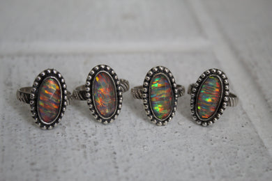 Sterling Opal rings