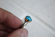 Load image into Gallery viewer, 14K and Sterling Silver Turquoise Ring
