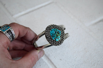 Turquoise Chained Cuff