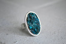 Load image into Gallery viewer, Raw Turquoise Inlay Ring
