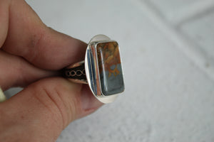 Rocky Butte Jasper And Sterling Silver Ring