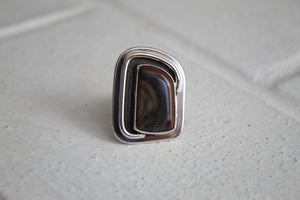 Royal Imperial Jasper And Sterling Silver Ring