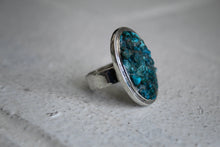 Load image into Gallery viewer, Raw Turquoise Inlay Ring