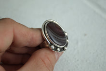 Load image into Gallery viewer, Botswana Agate And Sterling Silver Ring