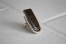Load image into Gallery viewer, Swiss Coffee Stone And Sterling Ring